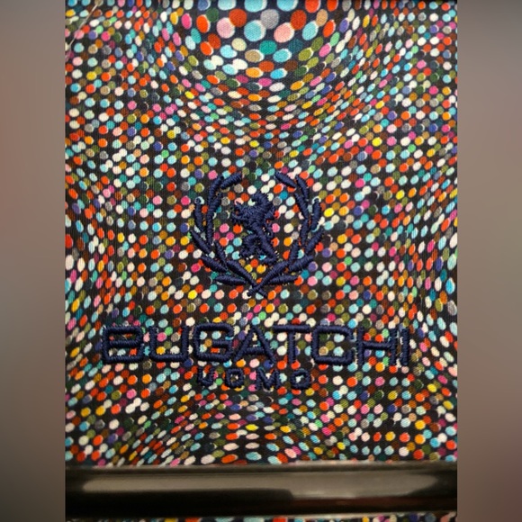 Bugatchi Shaped Fit Long Sleeve Print Button-Up Shirt Print. M. - Picture 4 of 11